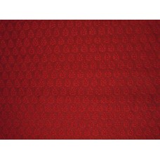 Cotton Silk Jacquard 1 Maroon Fabric